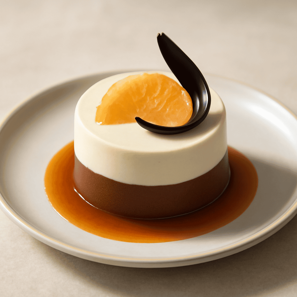 Bavarese d’arancio e cioccolato