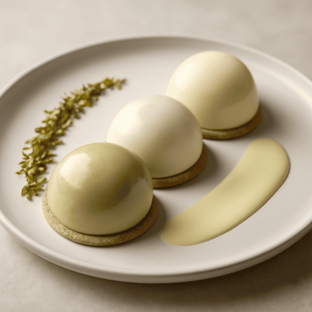 BAVARESE PISTACCHIO, MANDORLA E VANIGLIA