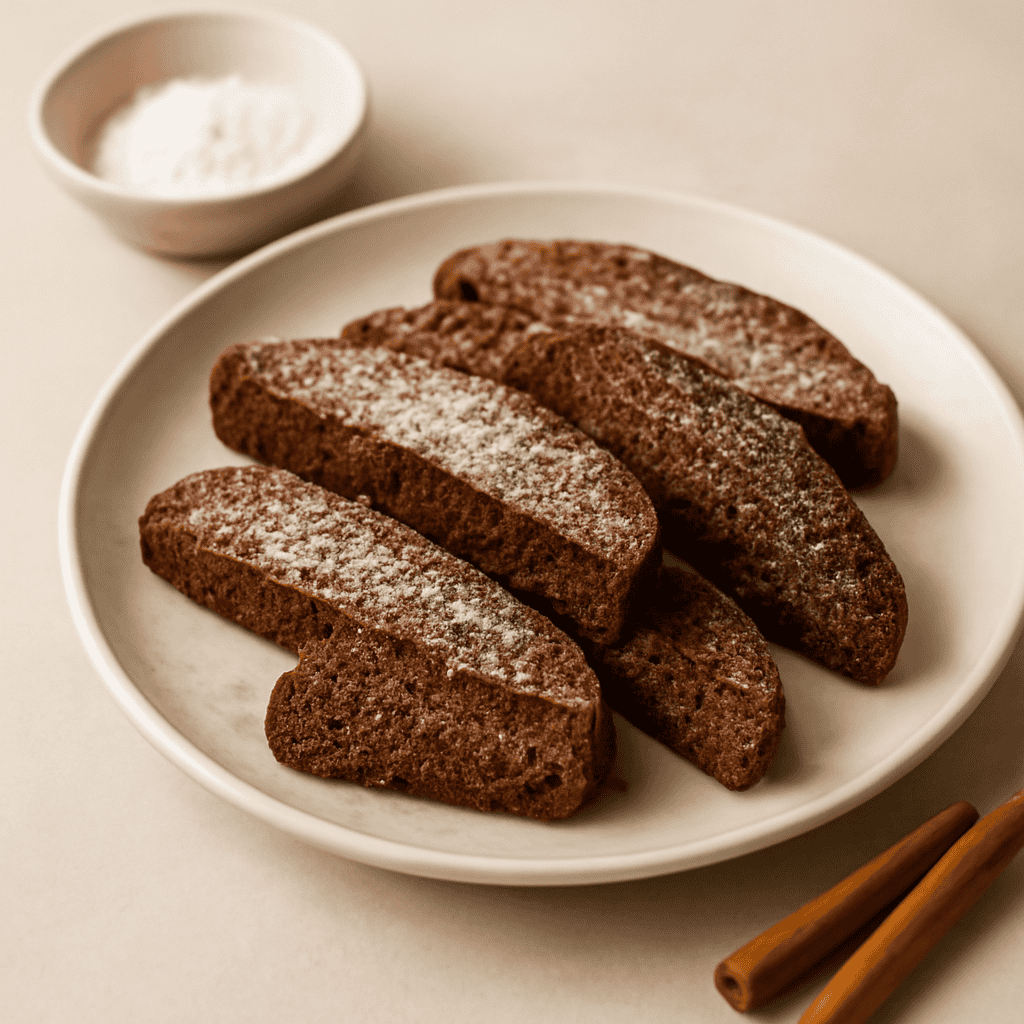 Biscotti al cacao e cannella