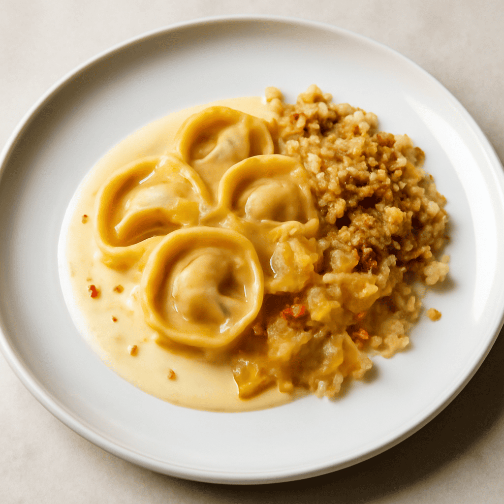 Bottoni di pasta strudel con confettura di ananas e pepe rosa