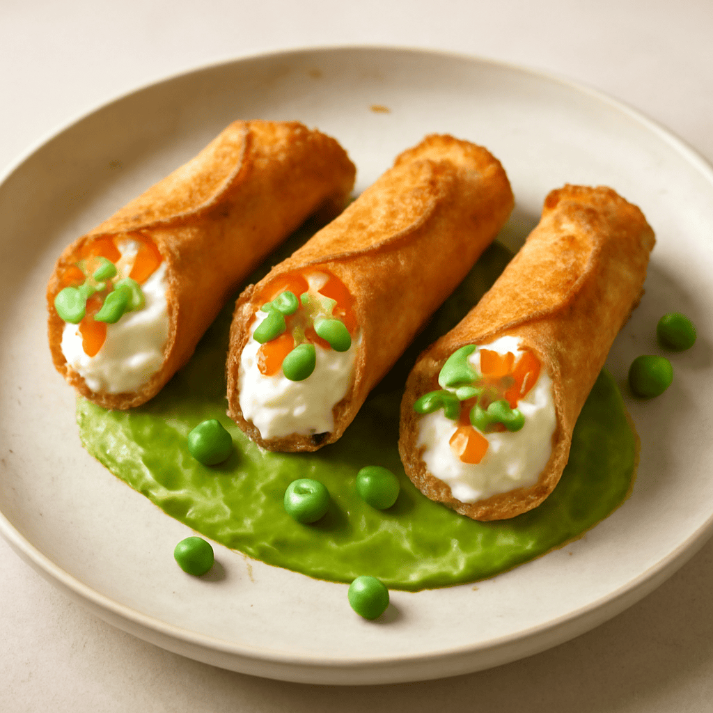 Cannoli di grana padano ripieni