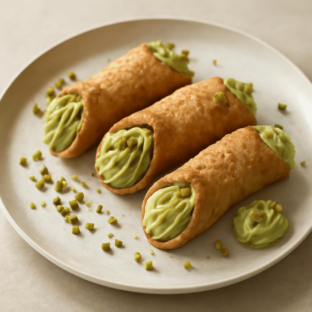 CANNONCINI AL PISTACCHIO