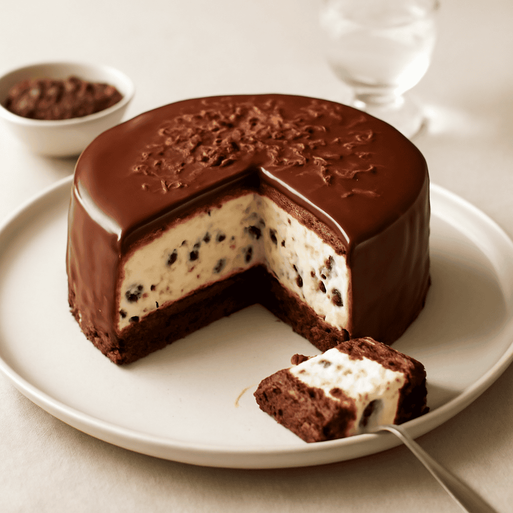 CASSATA AL CIOCCOLATO E PROFUMO DI SAMBUCA