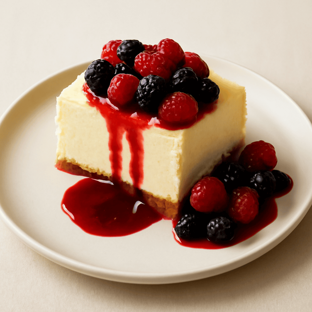 Cheesecake ai frutti di bosco