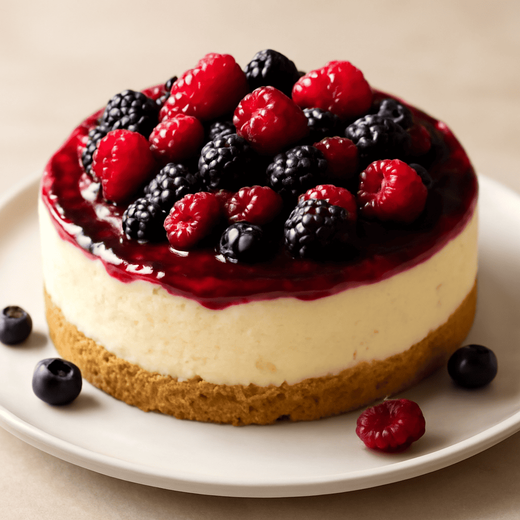 Cheesecake ai frutti di bosco