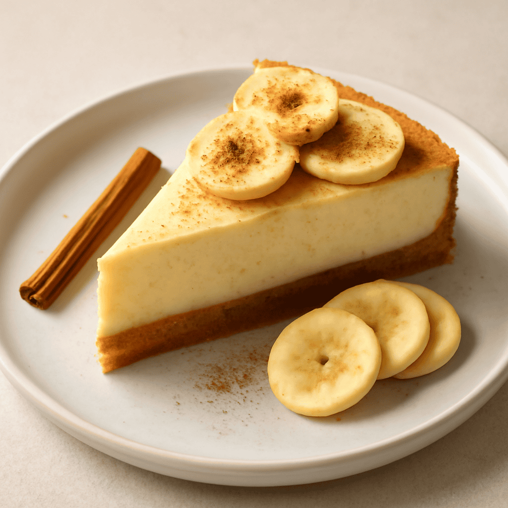 Cheesecake banane e cannella