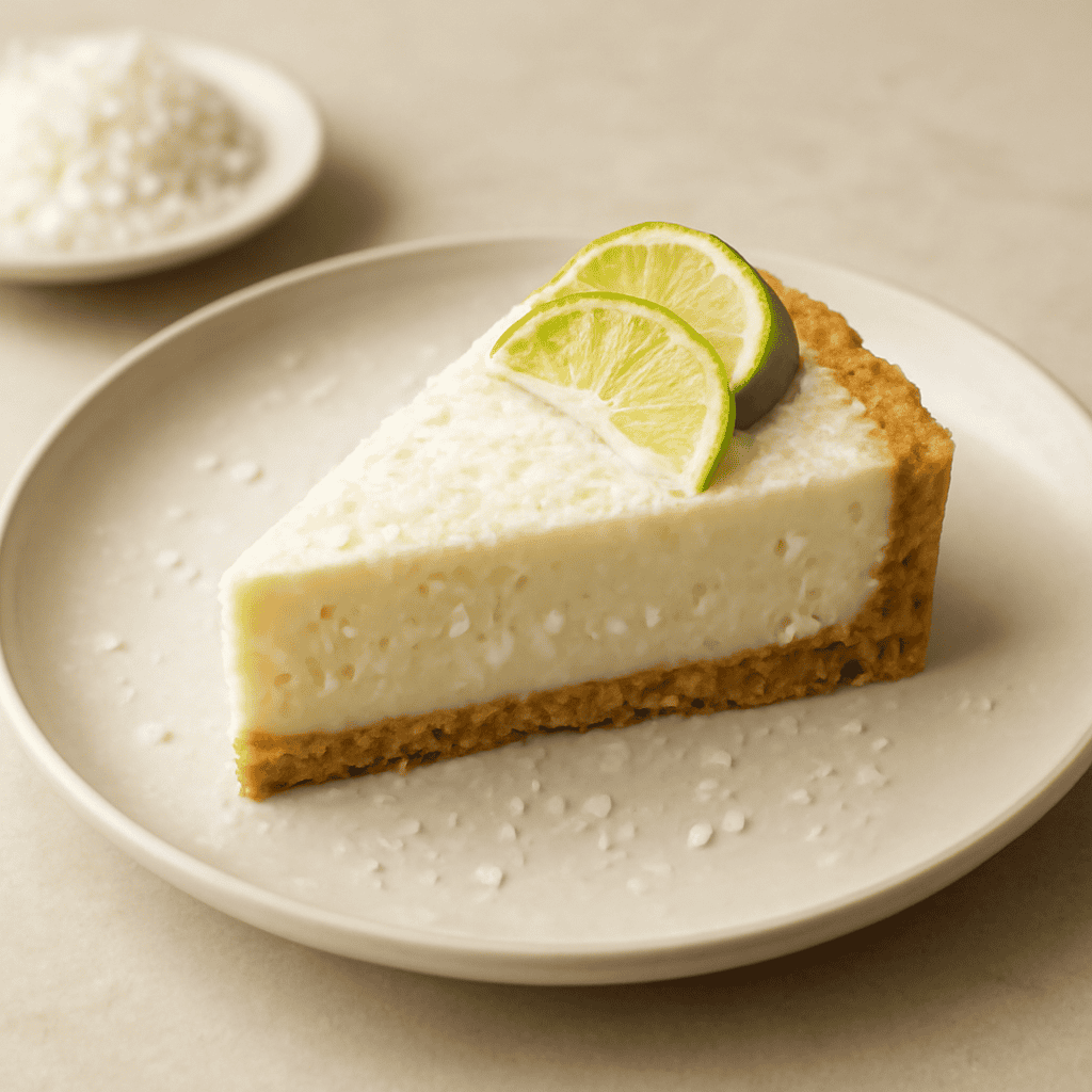 Cheesecake cocco e lime