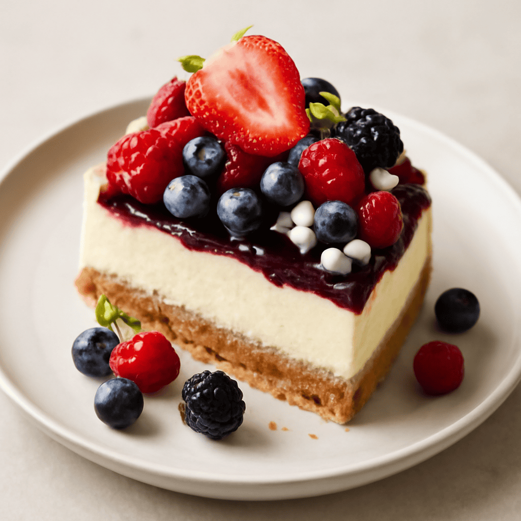 Cheesecake con crema al mascarpone e crema mirtillo
