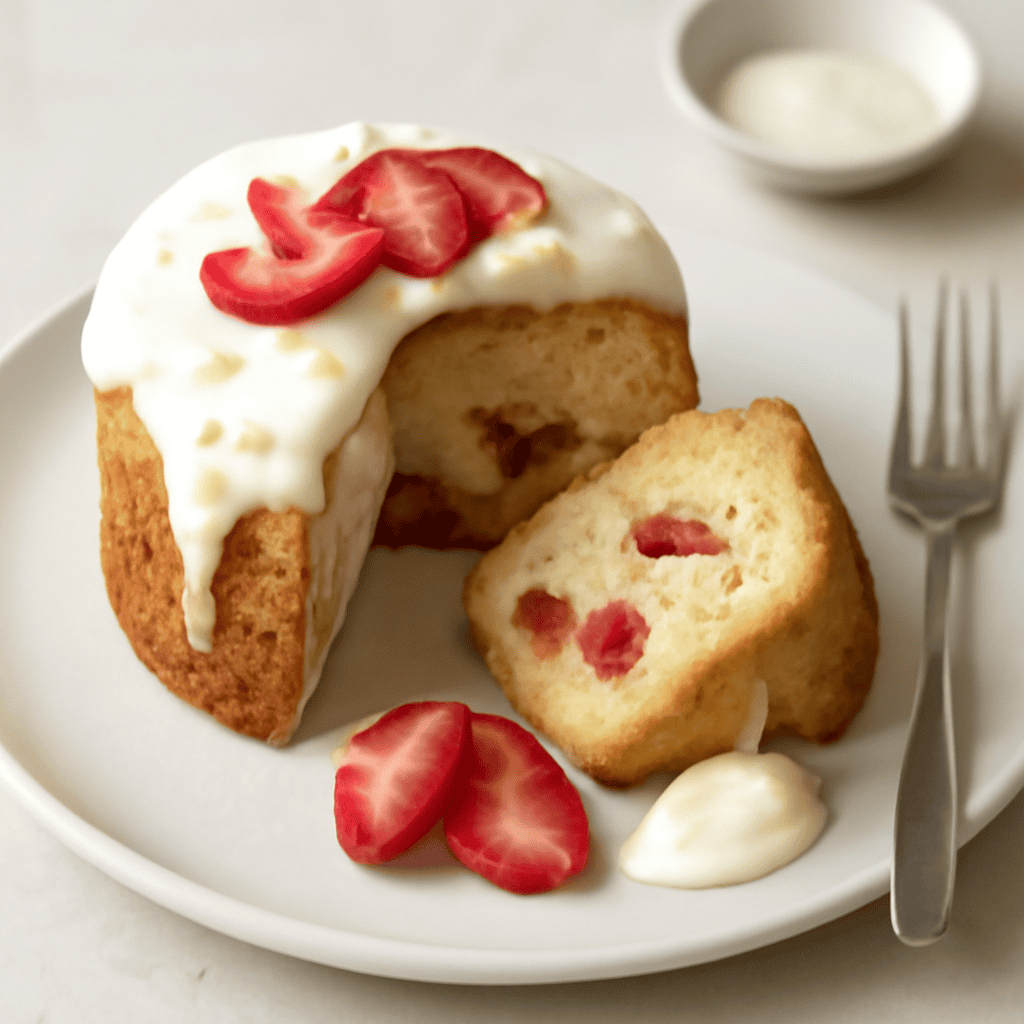 Chiffon cake alle fragole