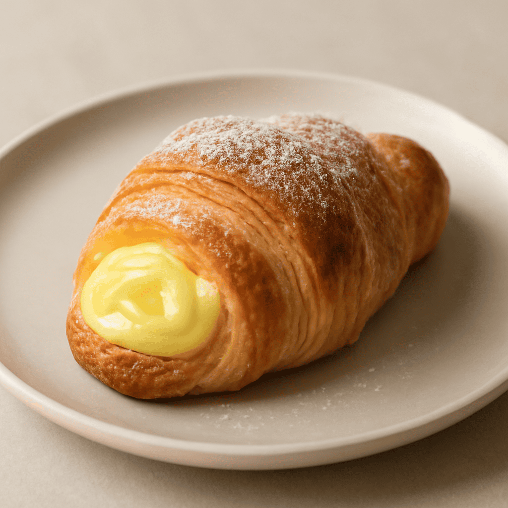 CORNETTO ITALIANO farcito con CREMA PASTICCERA