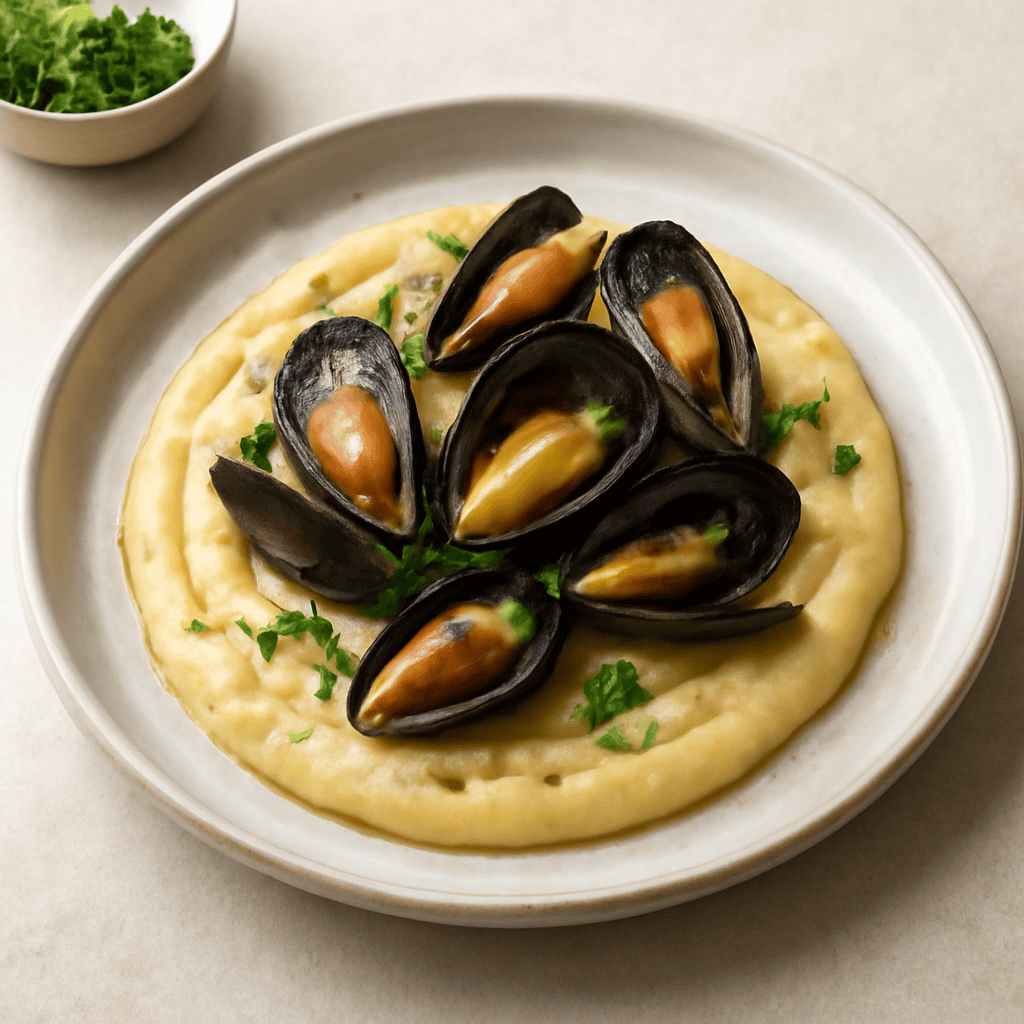 Crema di ceci e cozze