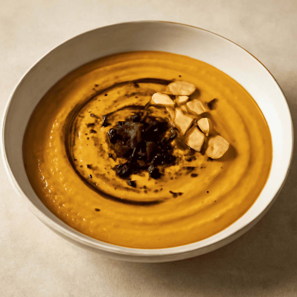 Crema di Zucca Mandorle e Cioccolato