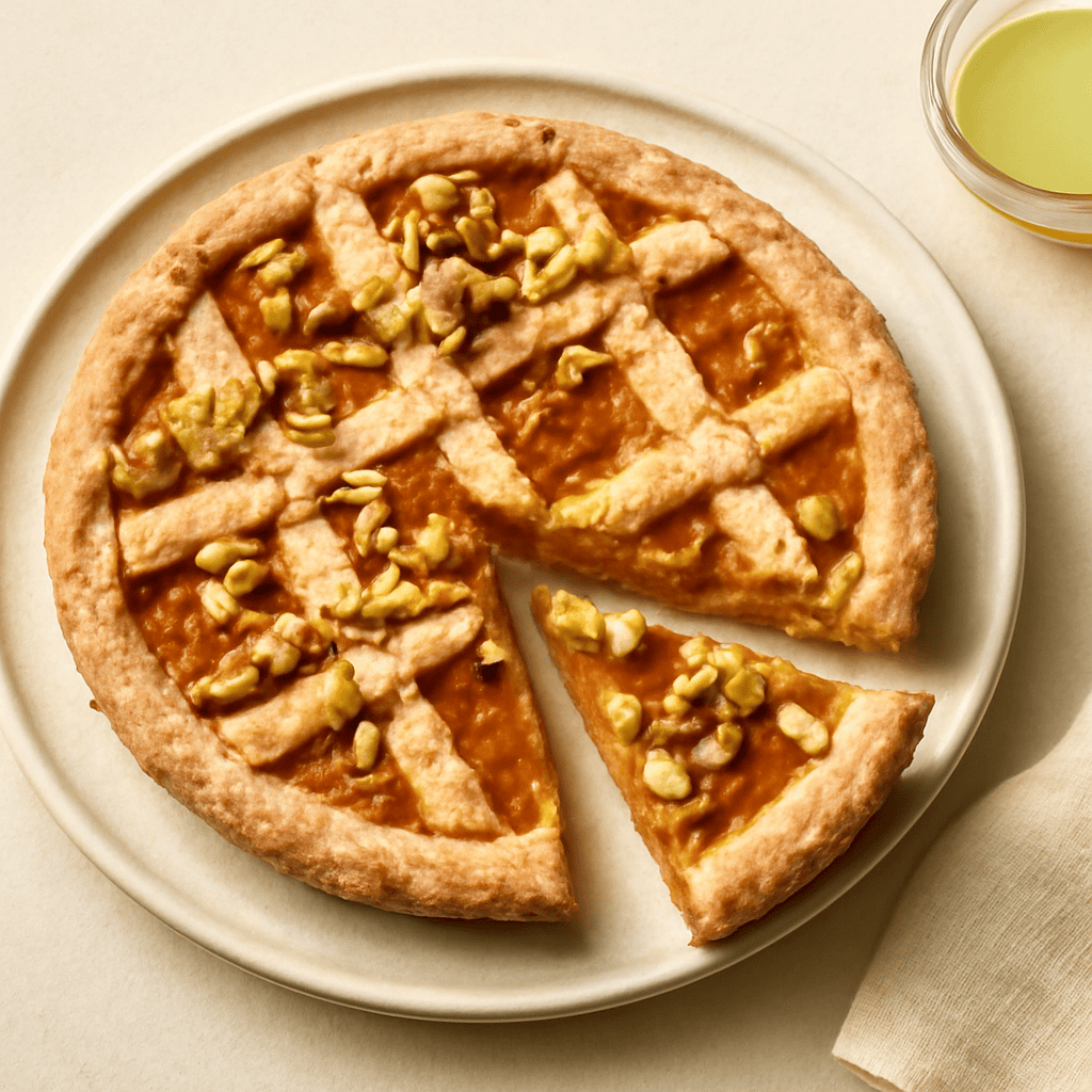 CROSTATA ARANCIA E FRUTTA SECCA