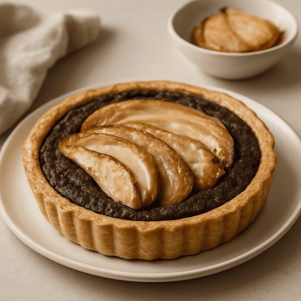 Crostata pere e cioccolato