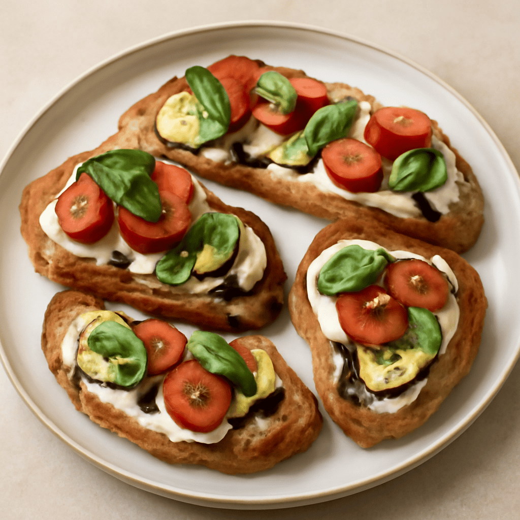 Crostini fantasia vegana