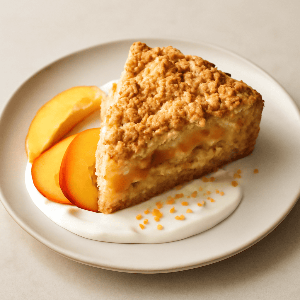CRUMB-CAKE ALLE PESCHE