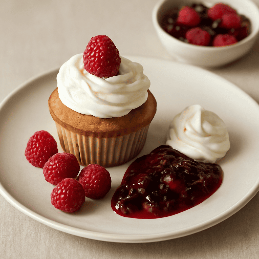 Cupcake ai lamponi