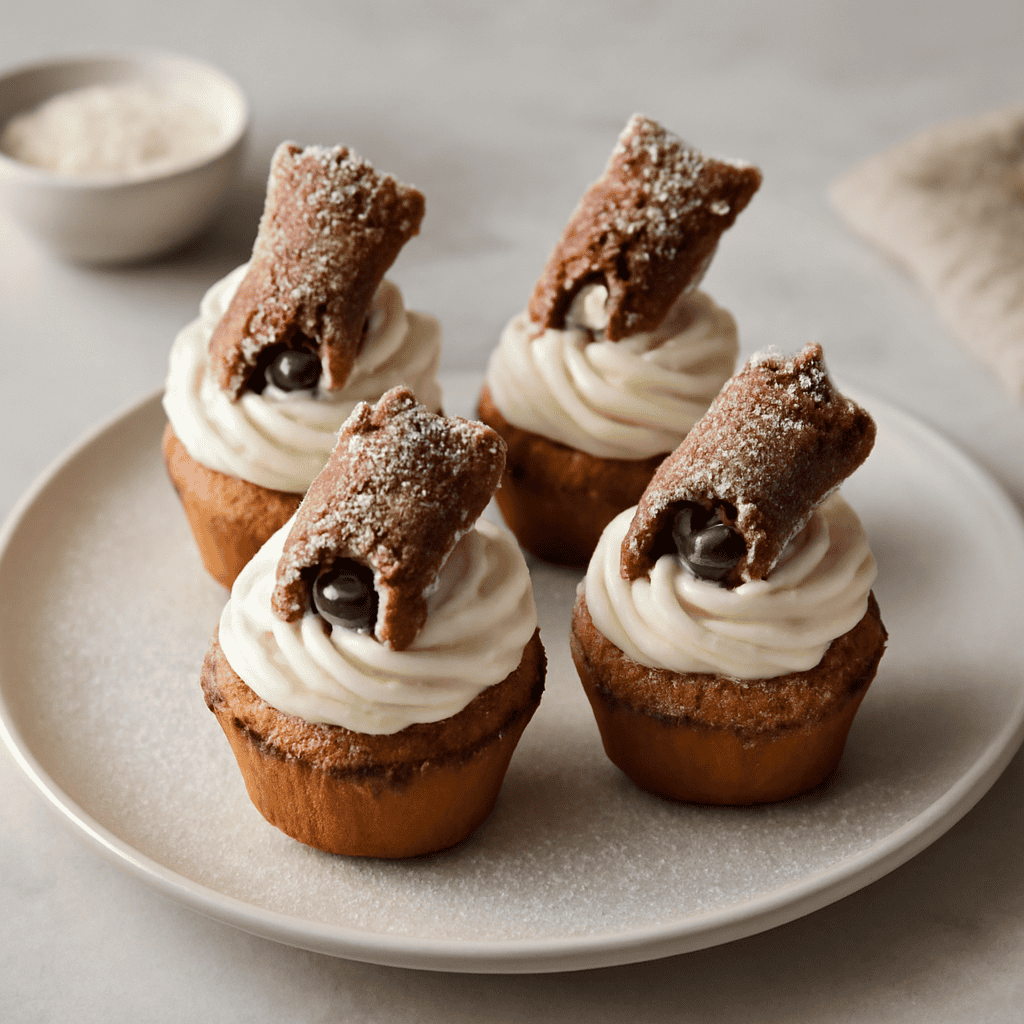 Cupcake al cannolo x 4 persone