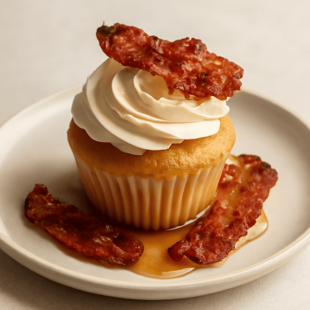 Cupcake bacon e sciroppo d’acero