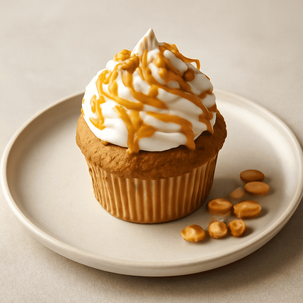 Cupcake caramello salato e arachidi