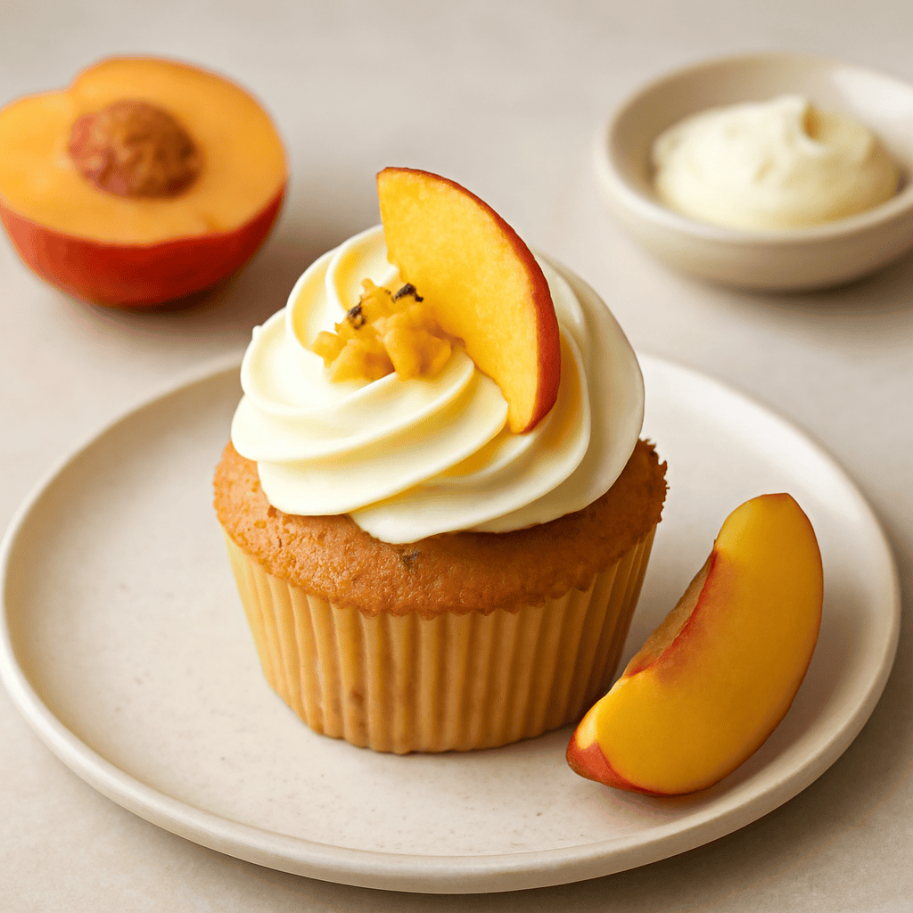 Cupcake pesca e passion fruit