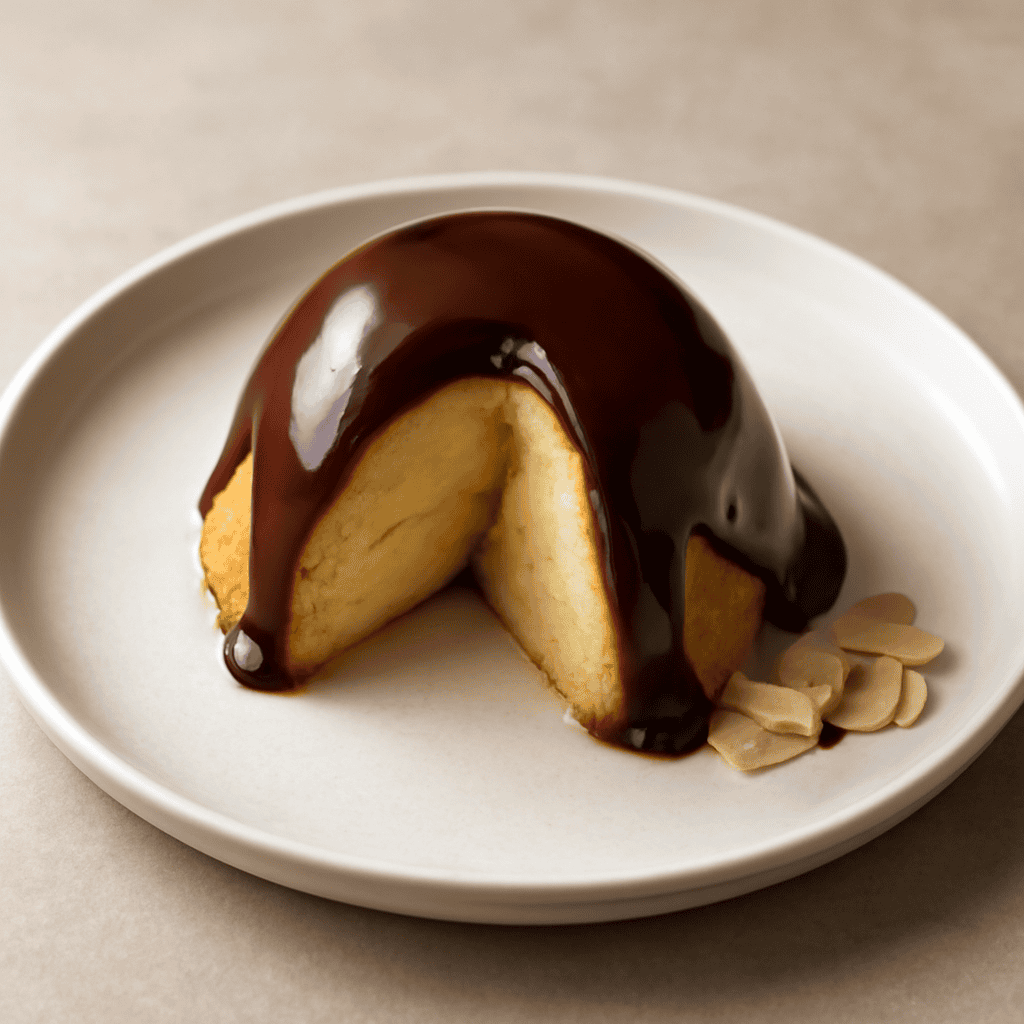 CUPOLE CON CUORE DI CREMA ALLE MANDORLE
