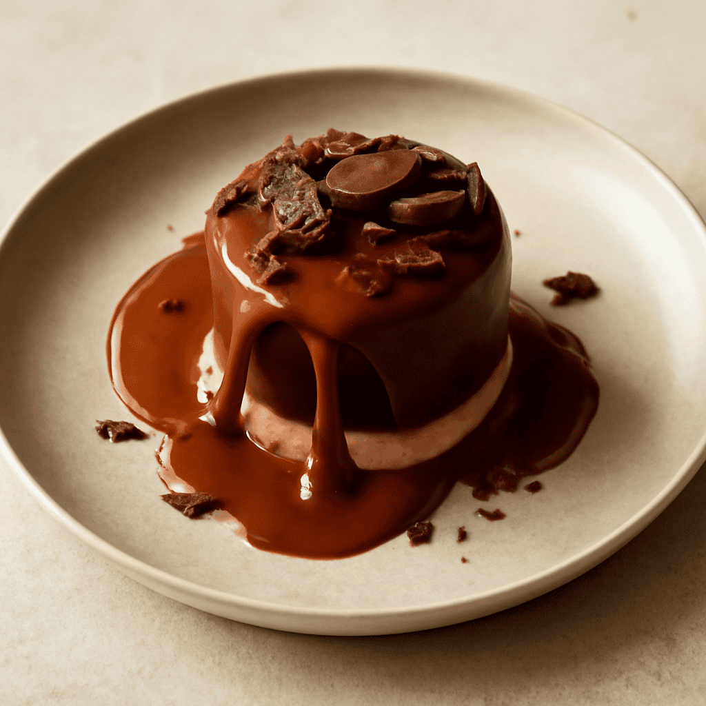 Delizia al cioccolato con caramello salato