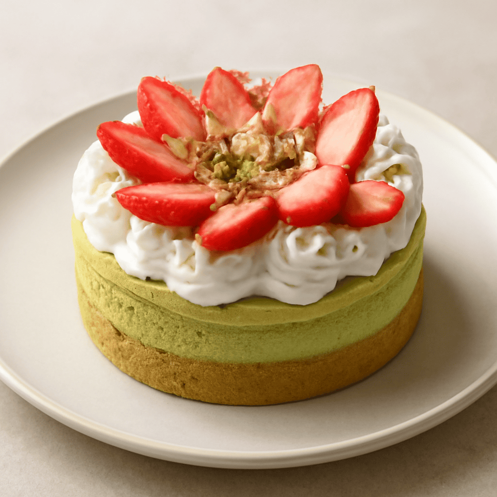 Delizia pistacchio e fragole