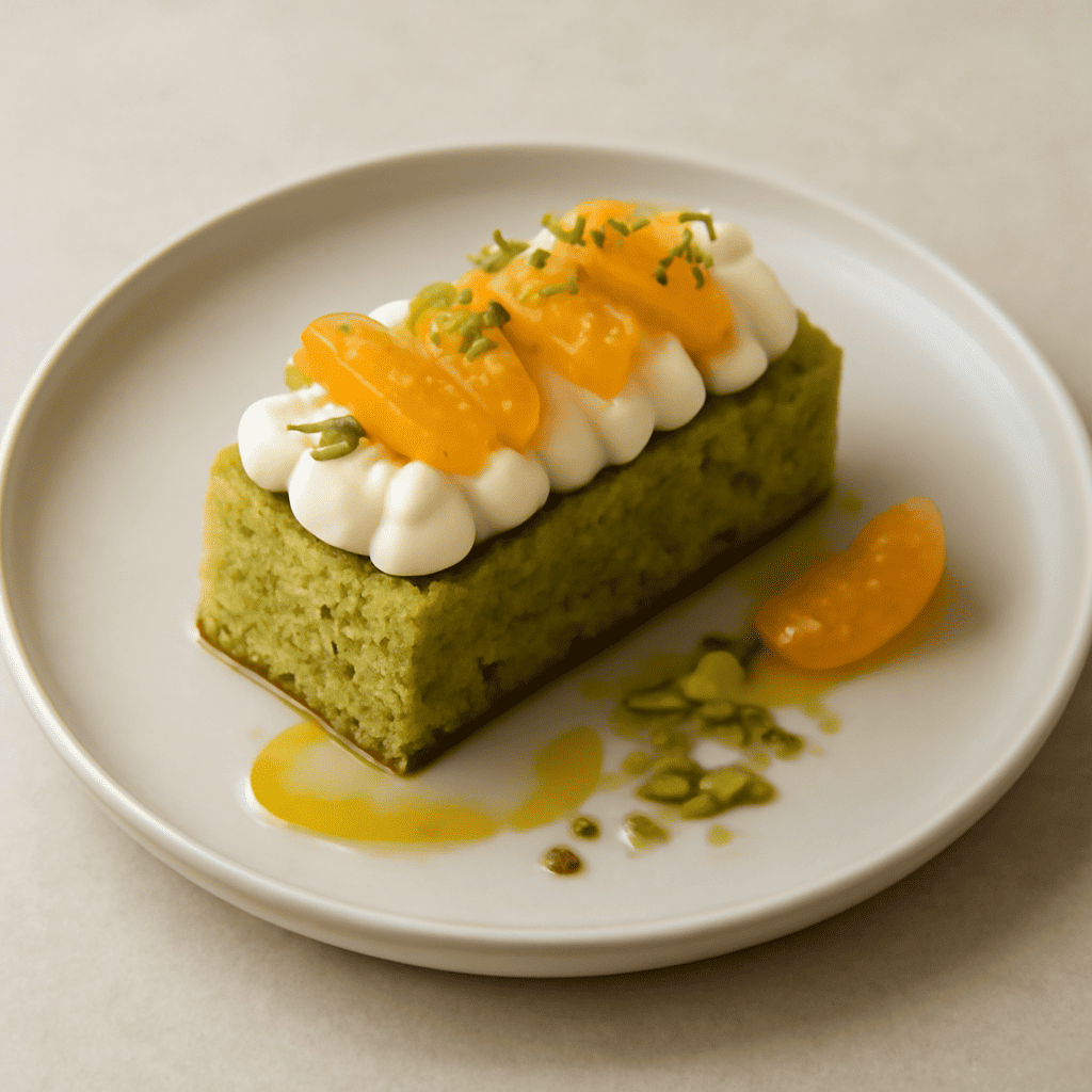 Dolce morbido al pistacchio