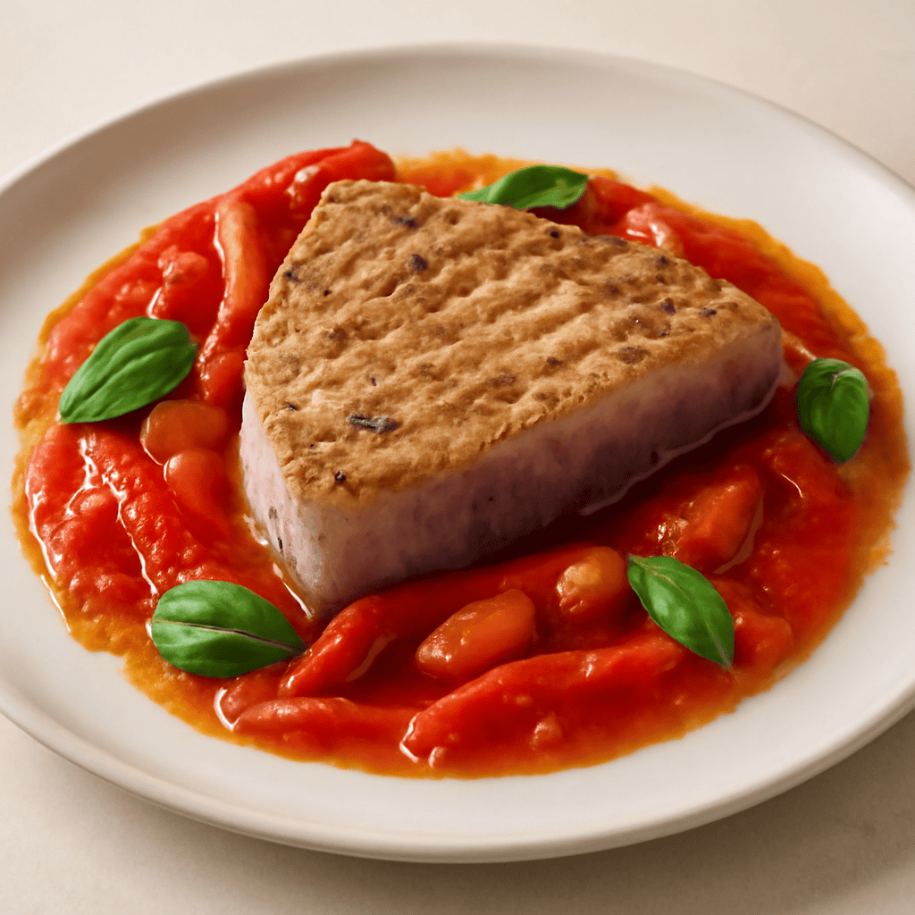 Filetto di tonno ai peperoni