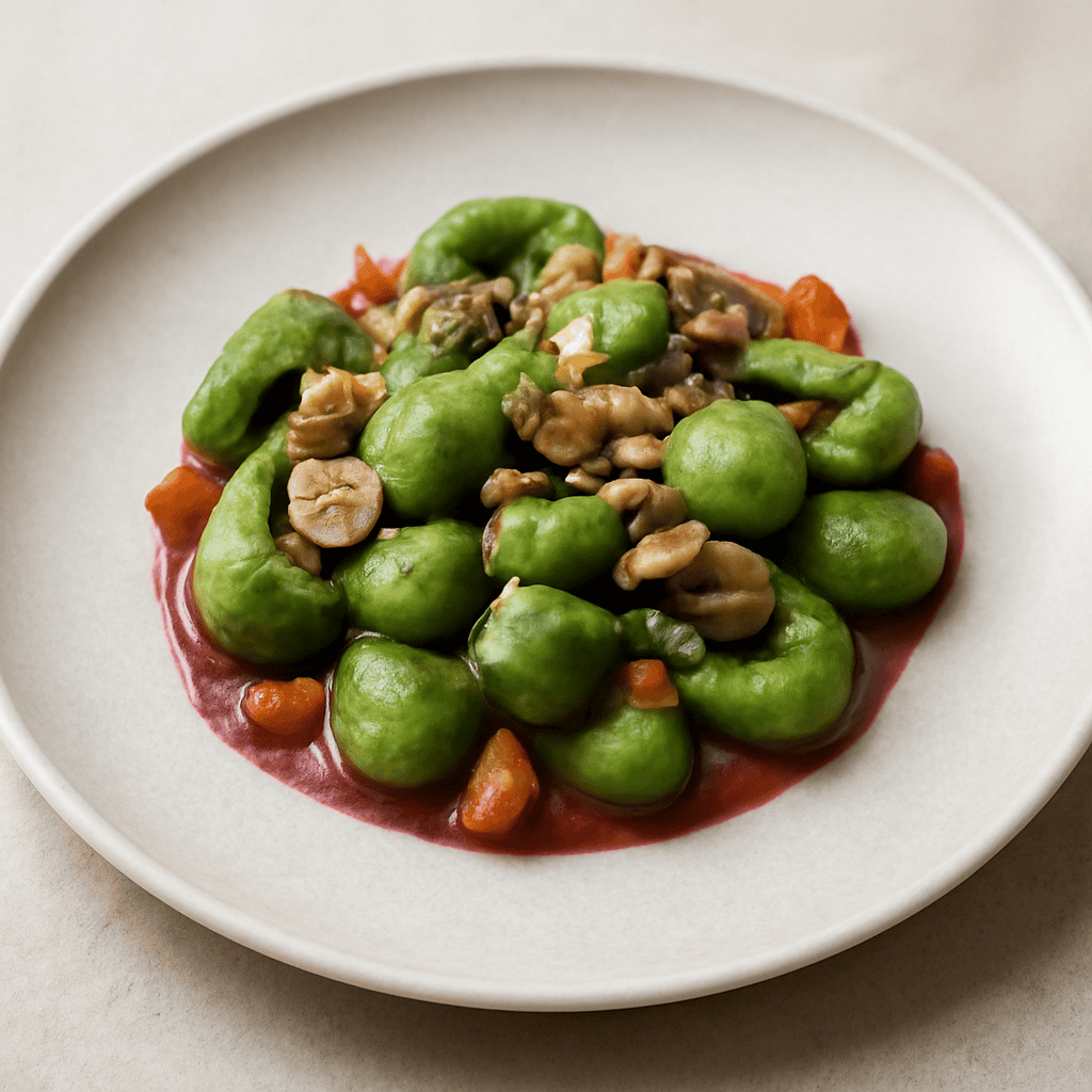 green gnocchi