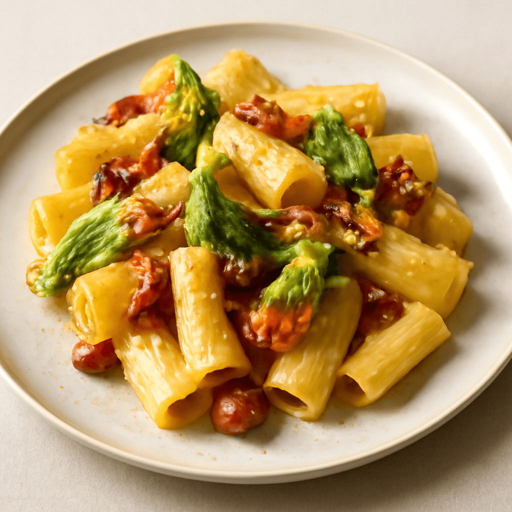 Gricia con Fiori di Zucca