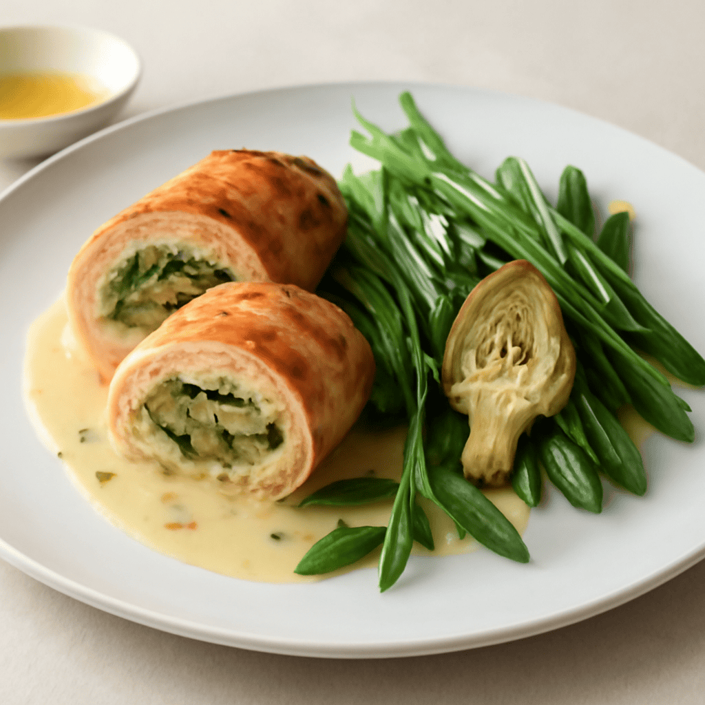INVOLTINO DI POLLO CON VERDURE