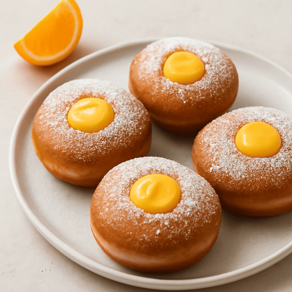 Krapfen con crema all’arancia