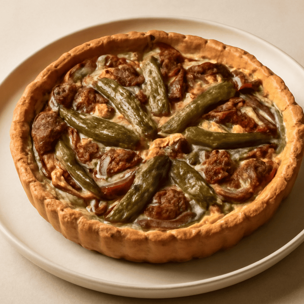 LORENNE PEPERONI VERDI E SALSICCIA