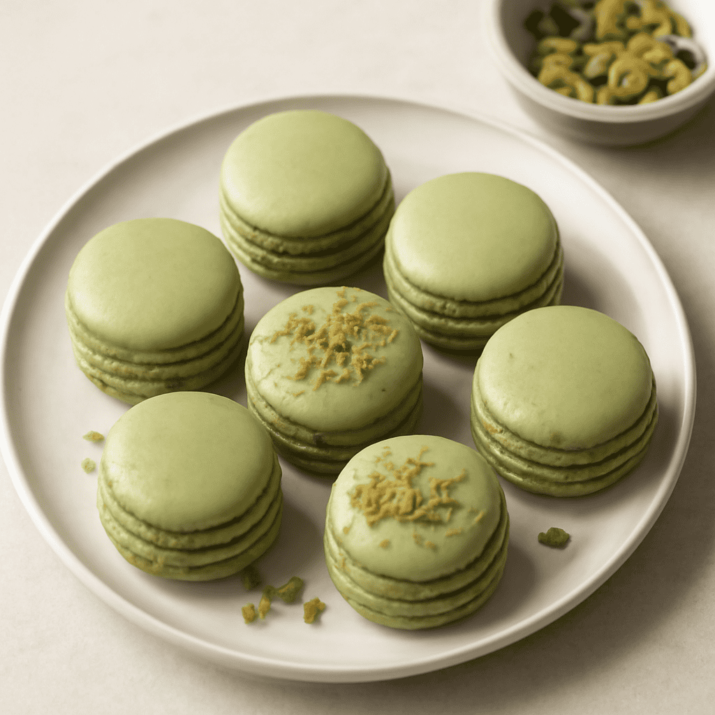 Macarons al pistacchio