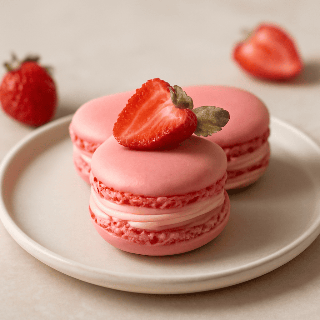 Macarons alle fragole