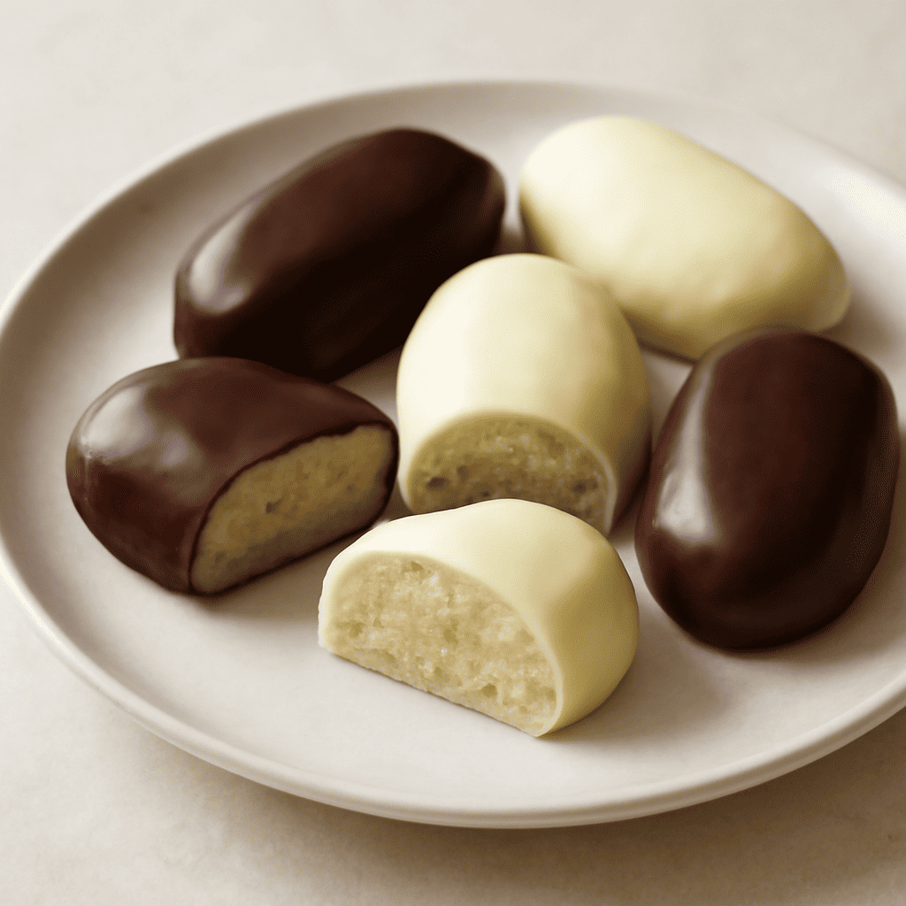 Marzapane pugliese ricoperto di cioccolato