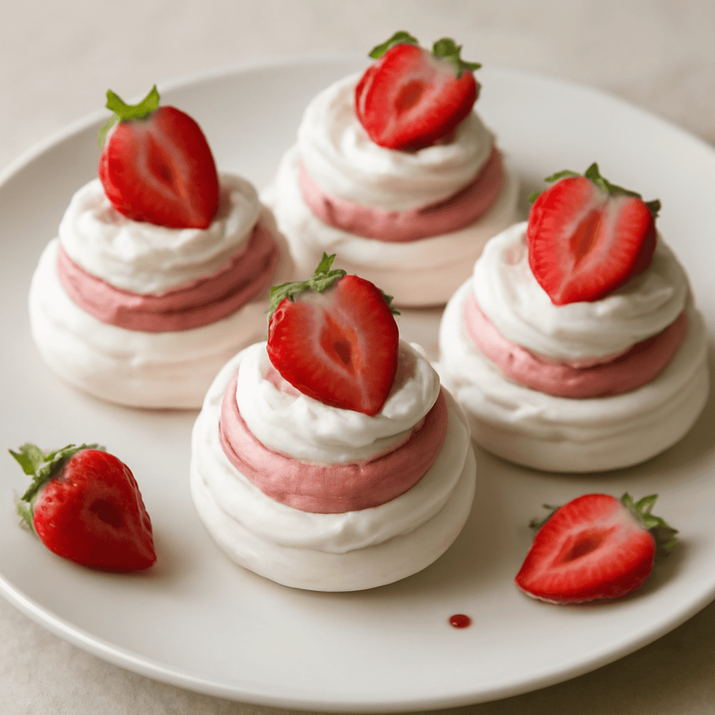 Meringhe ripiene alle fragole