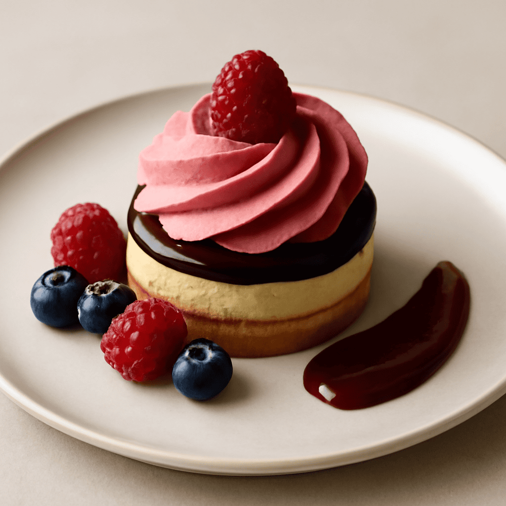 Mignon con mousse ai frutti di bosco