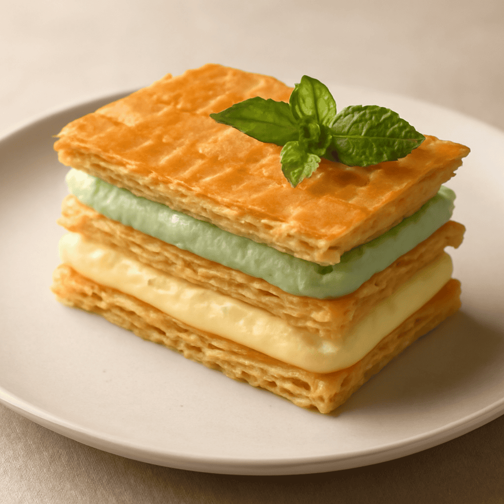 Mille foglie rum e menta