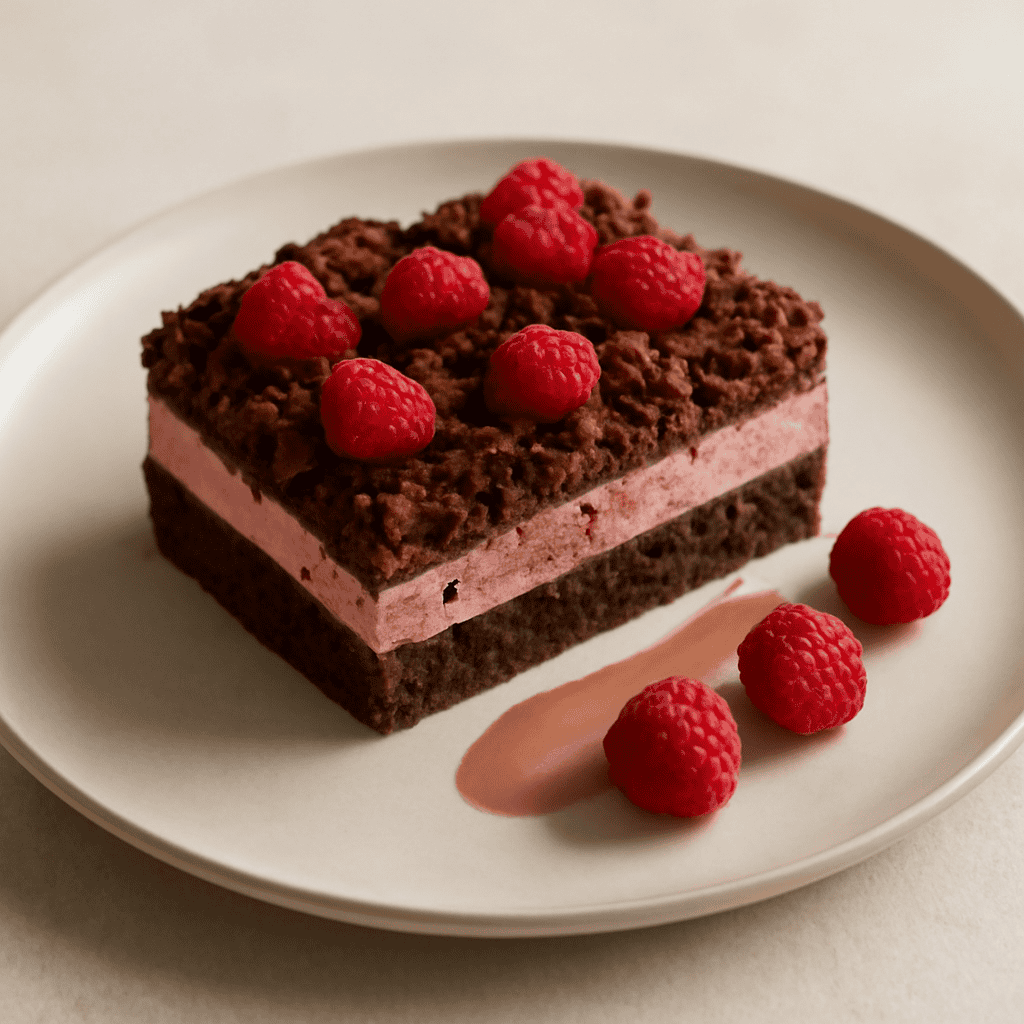 Mimosa cacao e lamponi
