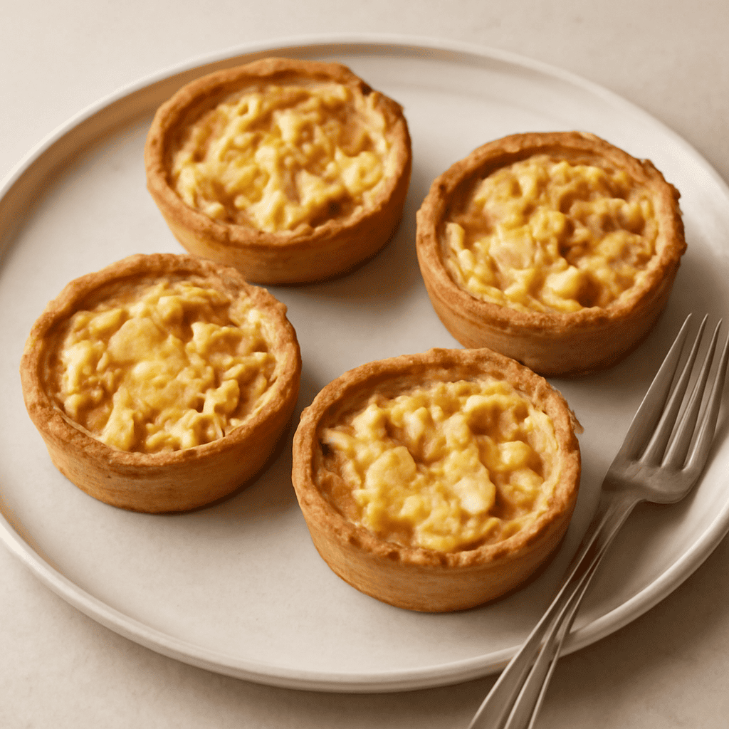 Mini quiche mele e gruyere