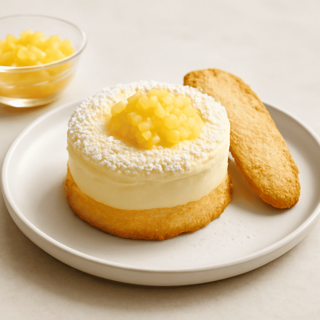 Mini torta pina colada