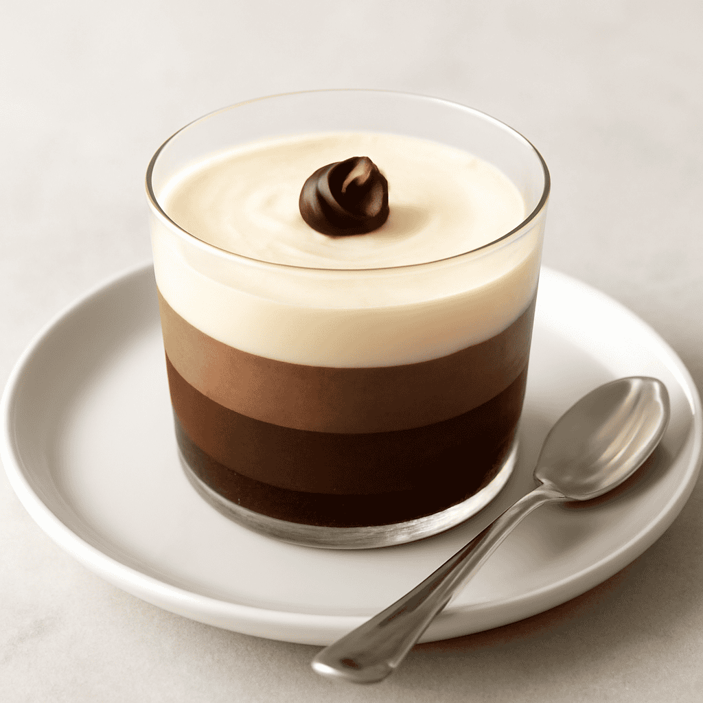 Mousse ai tre cioccolati