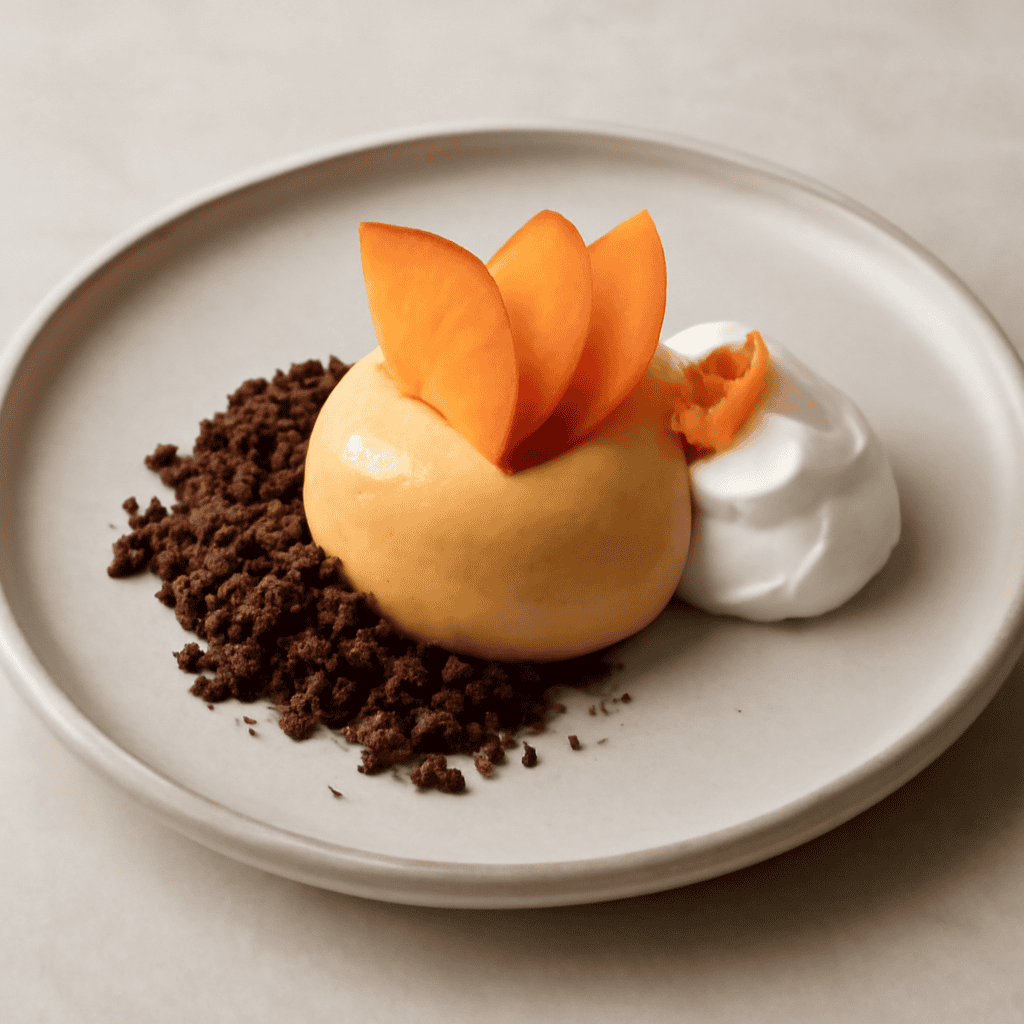 mousse al cachi