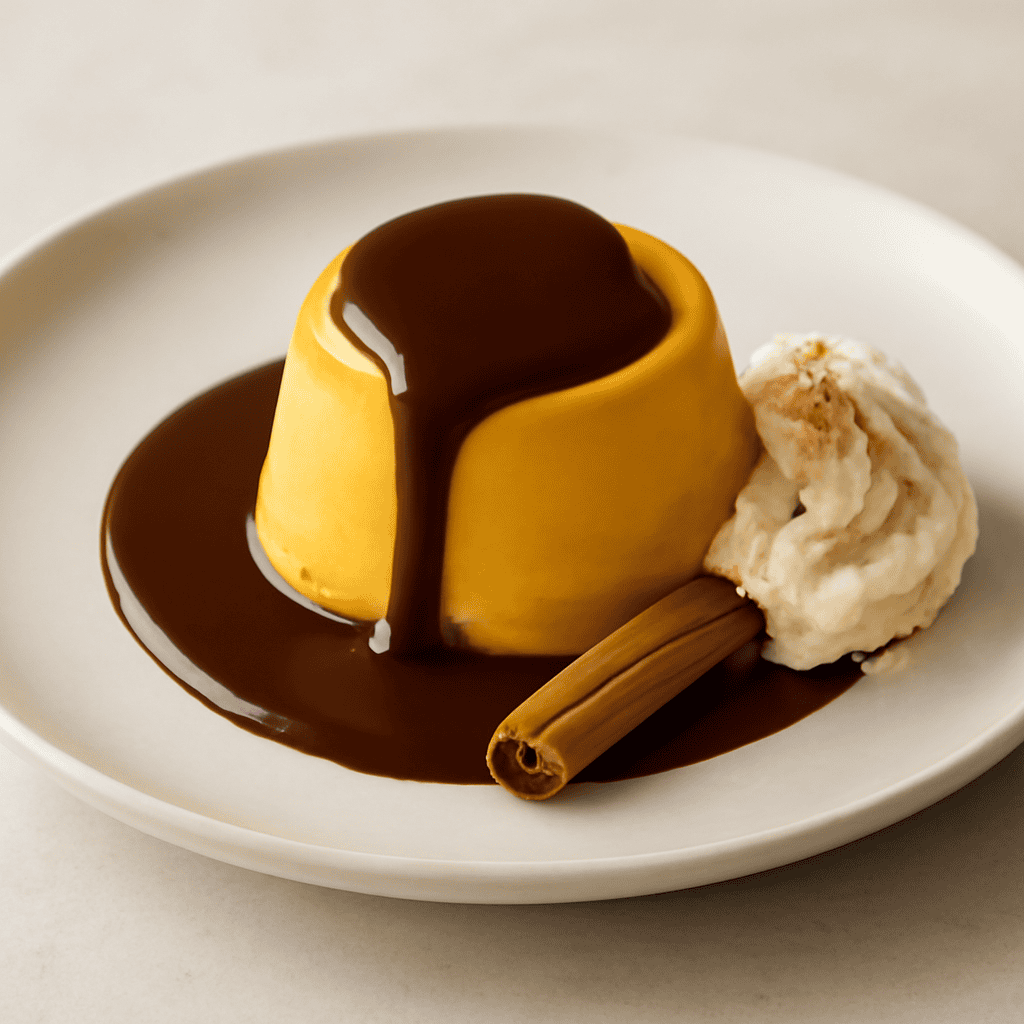 mousse all’arancia con crema al cioccolato e cannella