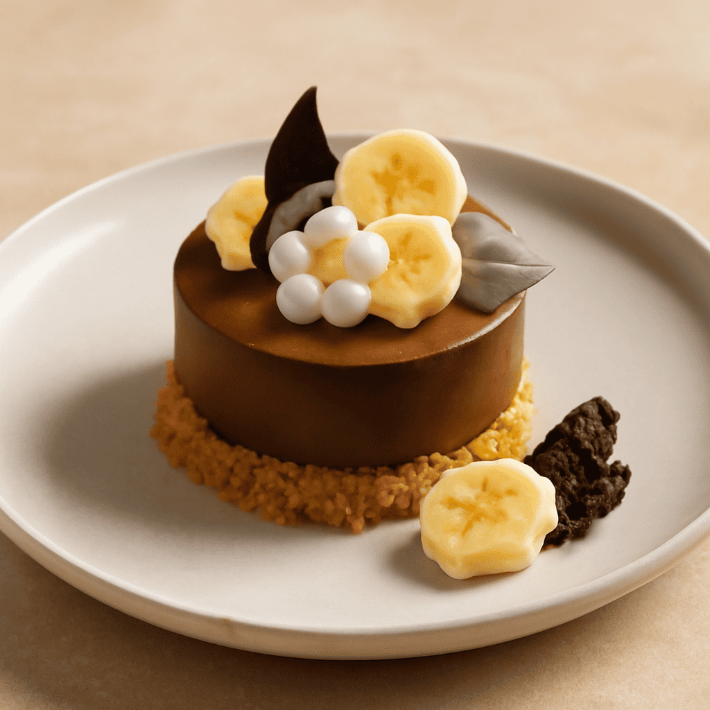 Mousse cioccolato e banana