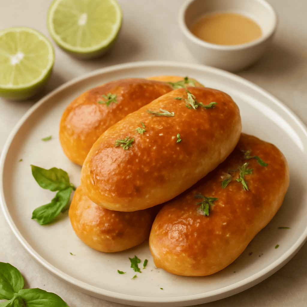 Panini dolci con lime e basilico