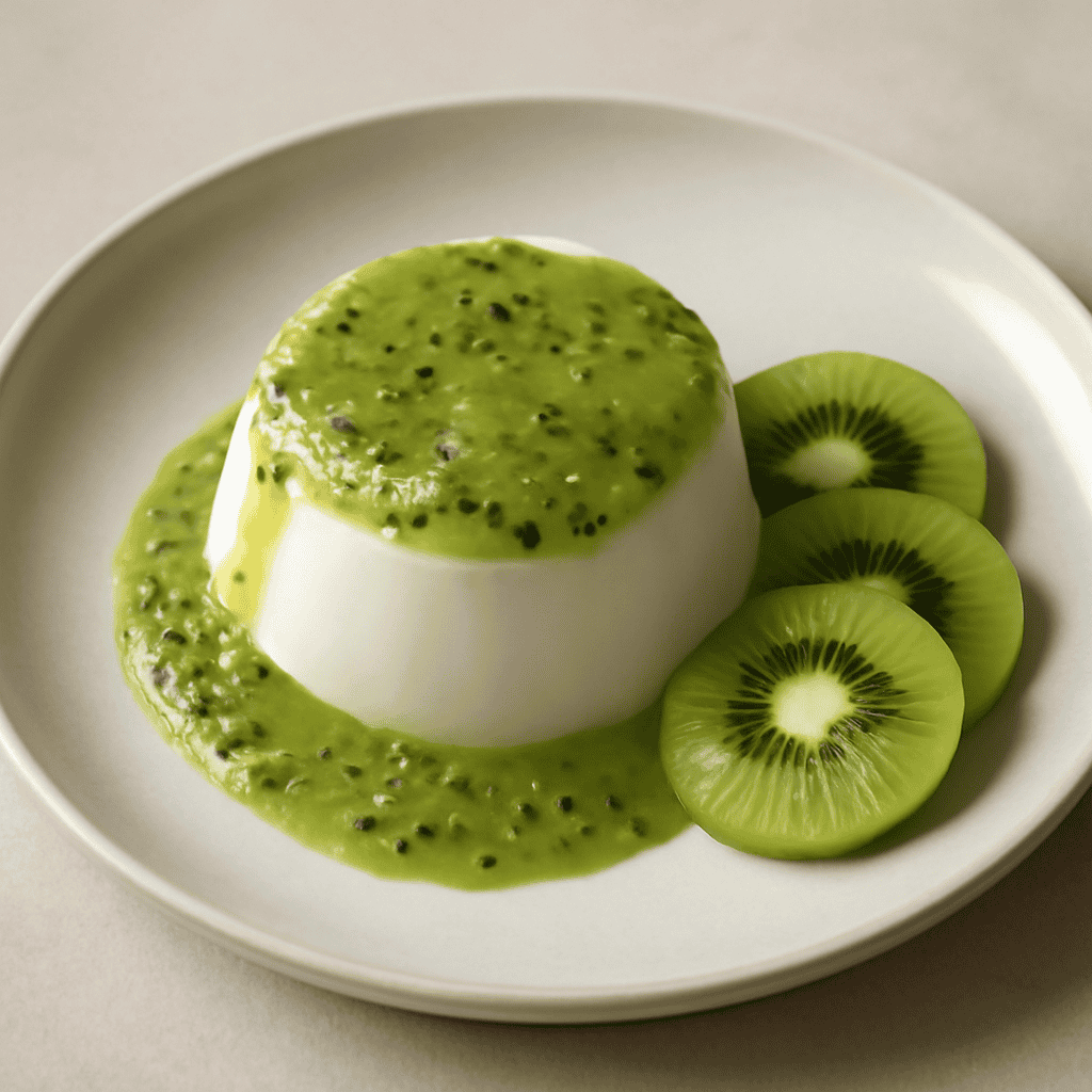 Panna cotta al kiwi